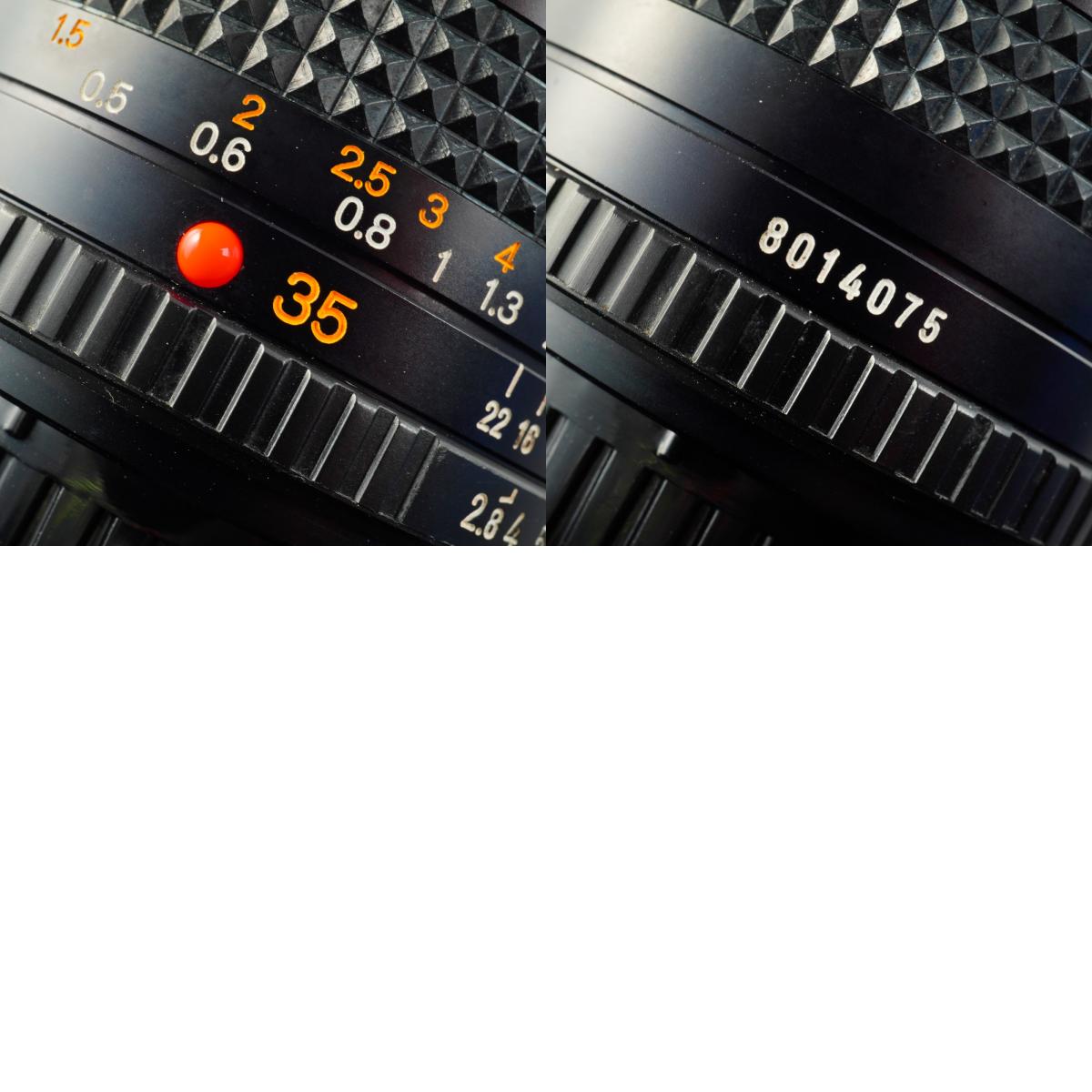 MINOLTA MD 35mm F/2.8 単焦点レンズ