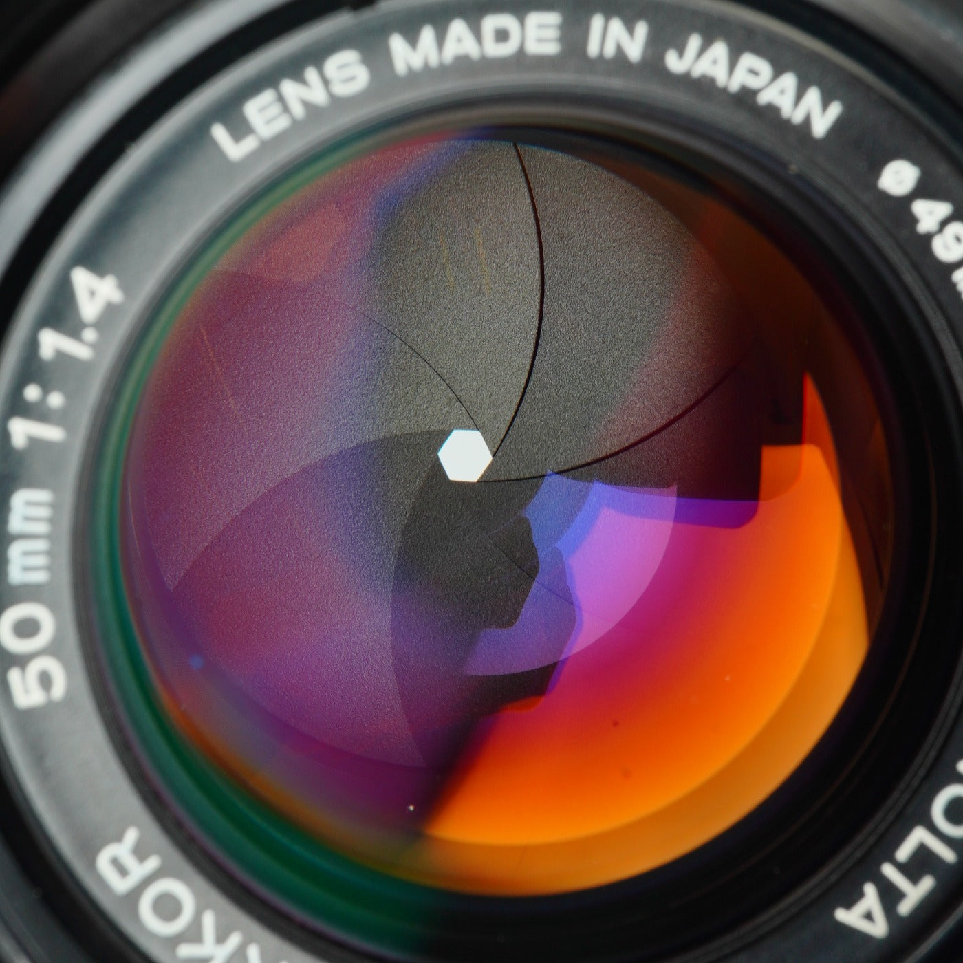 MINOLTA MD ROKKOR 50mm F/1.4 単焦点レンズ