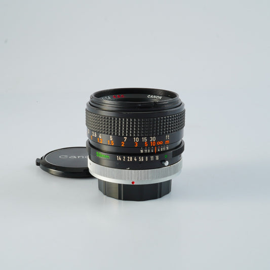 Canon FD 50mm F/1.4 S.S.C. "o" 単焦点レンズ