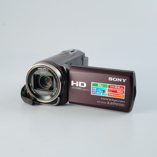 SONY HDR-CX430V Violet デジタルムービーカメラ