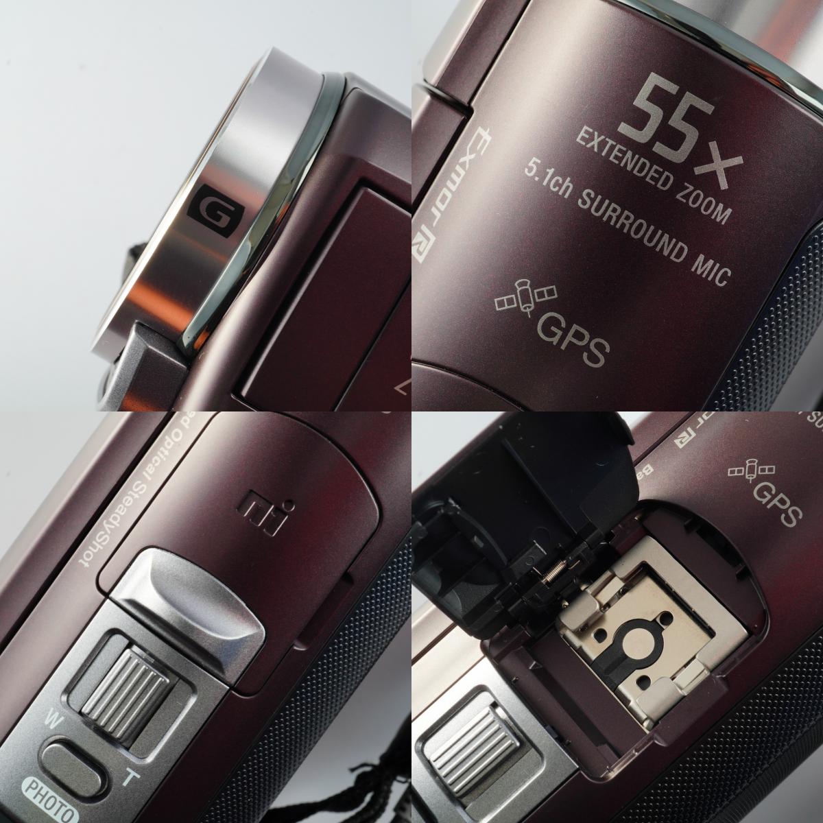 SONY HDR-CX430V Violet デジタルムービーカメラ