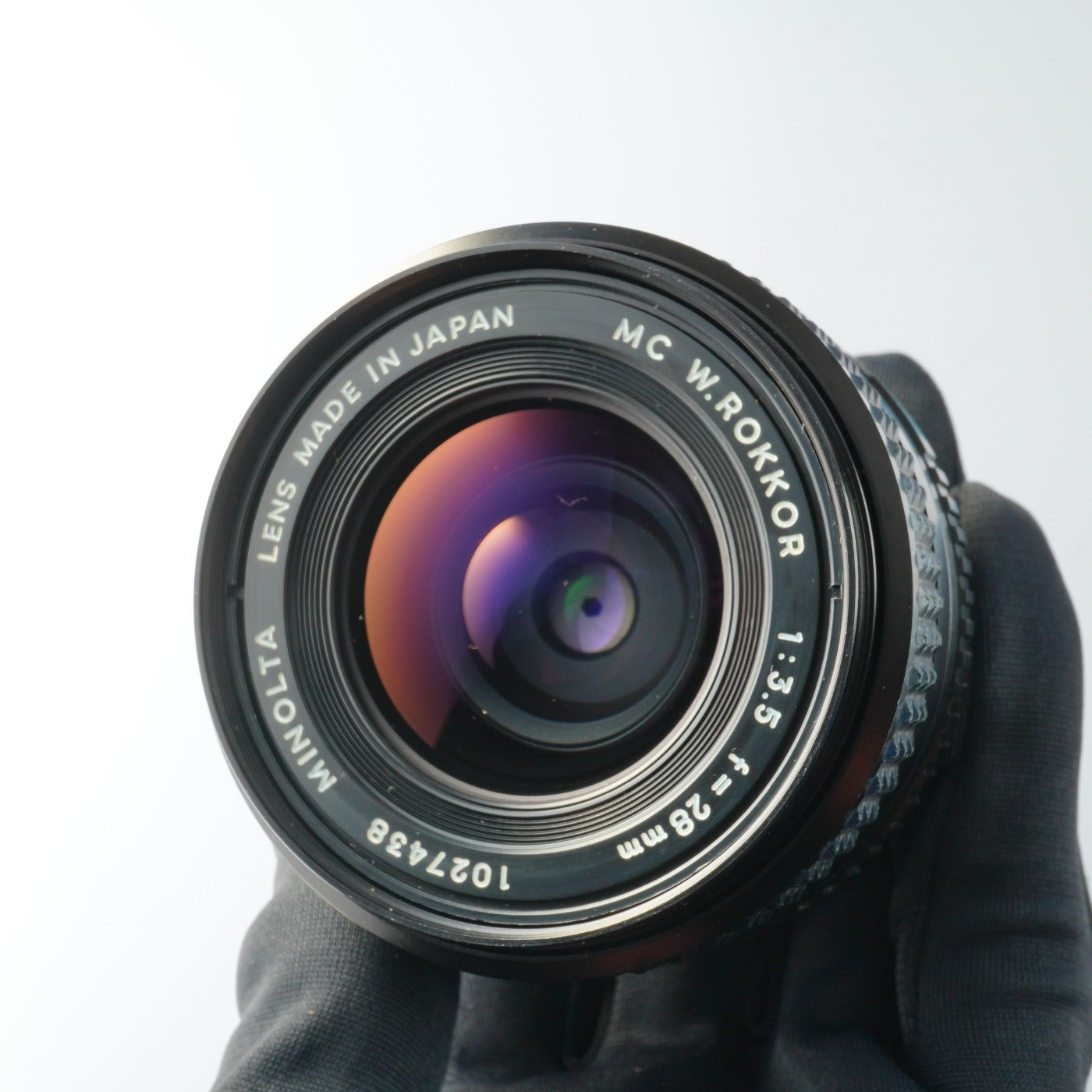 MINOLTA MC W.ROKKOR 28mm F/3.5 単焦点レンズ