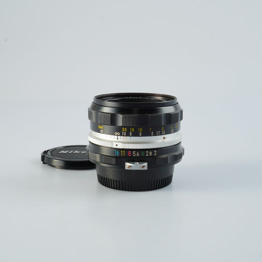 Nikon NIKKOR-H.C AUTO 50mm f/2 非Ai 単焦点レンズ