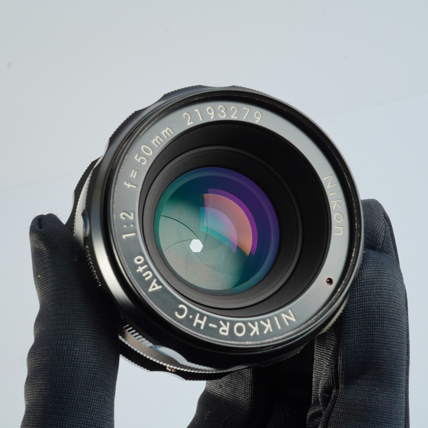 Nikon NIKKOR-H.C AUTO 50mm f/2 非Ai 単焦点レンズ