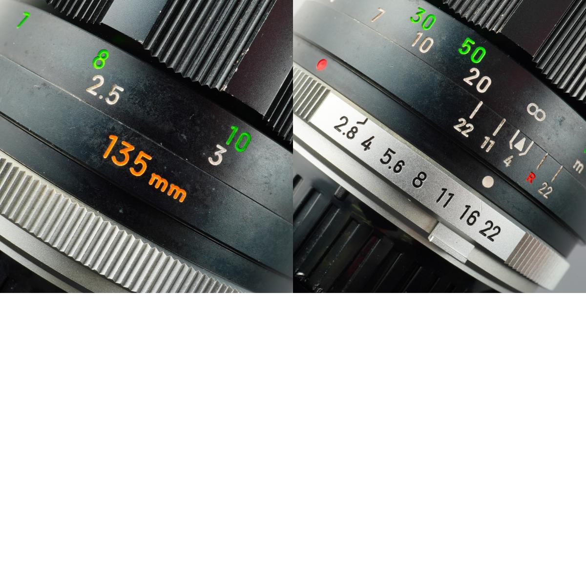 MINOLTA MC Tele Rokkor PF 135mm F/2.8 prime lens