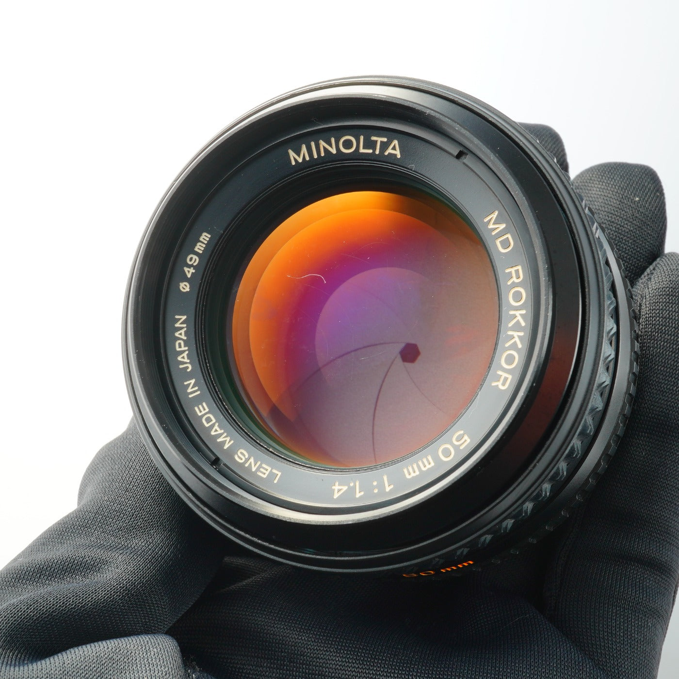 MINOLTA MD ROKKOR 50mm F/1.4 prime lens