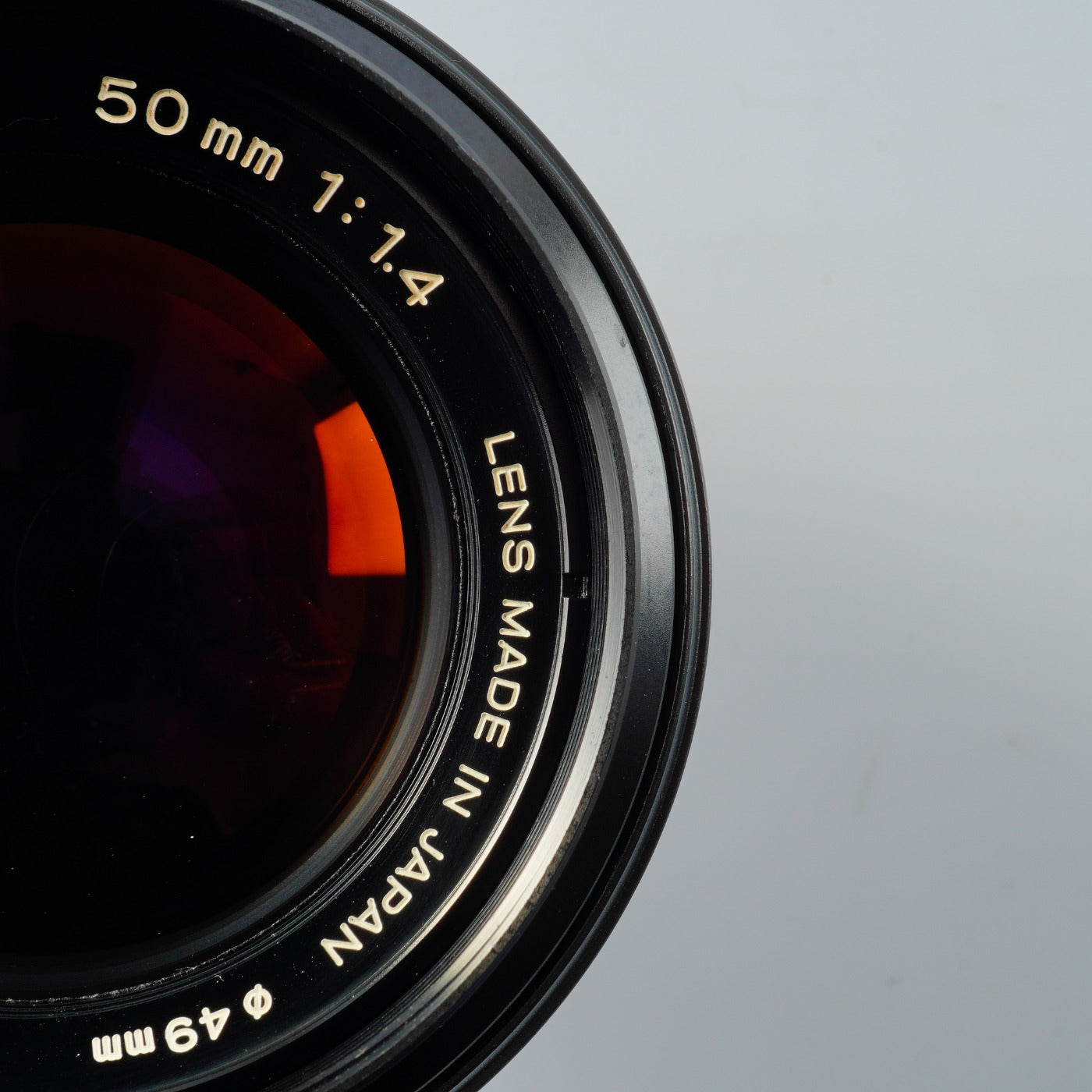 MINOLTA MD ROKKOR 50mm F/1.4 prime lens