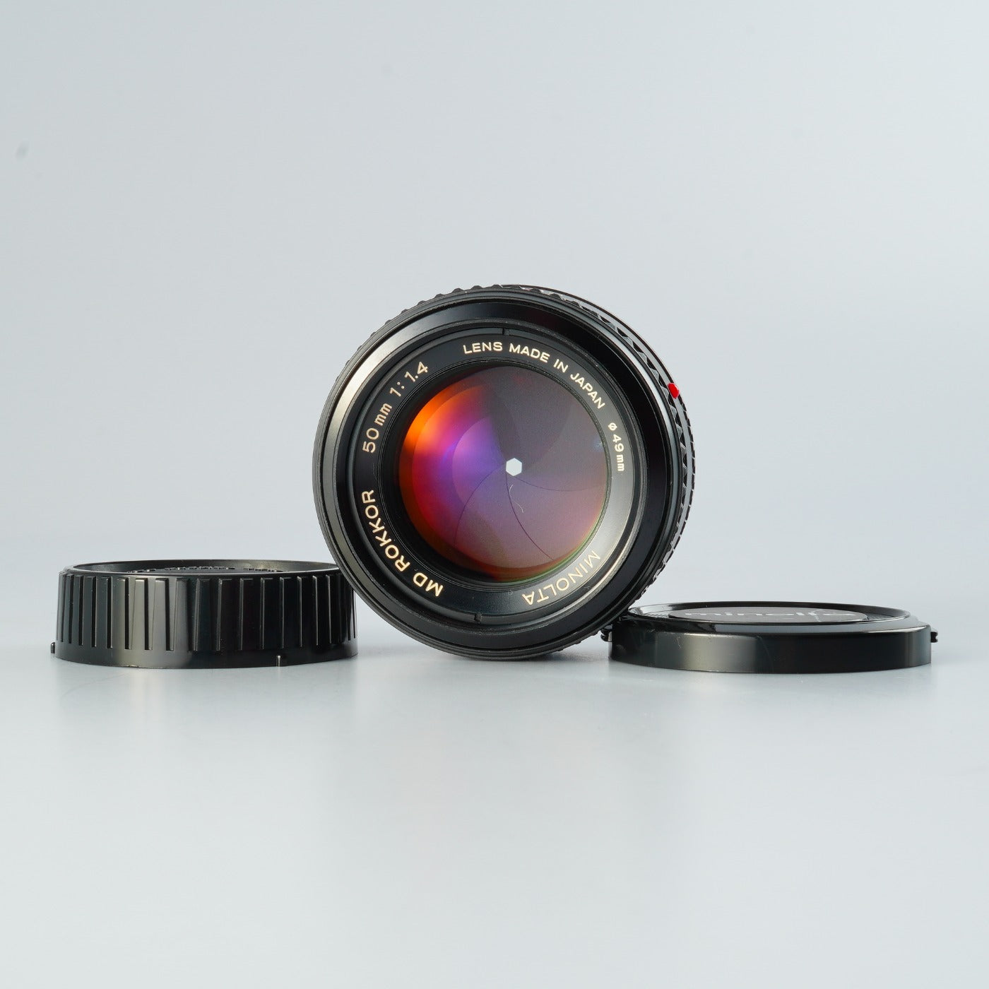 MINOLTA MD ROKKOR 50mm F/1.4 prime lens
