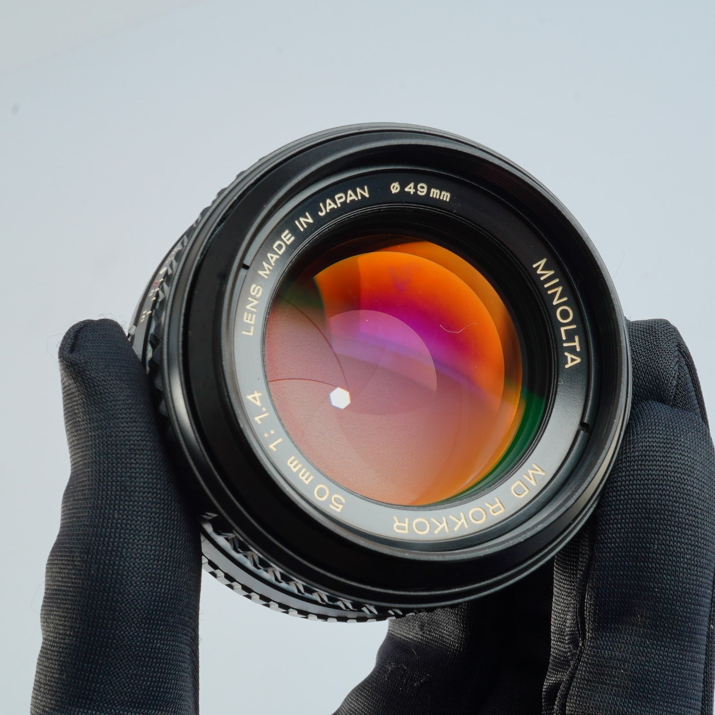 MINOLTA MD ROKKOR 50mm F/1.4 prime lens