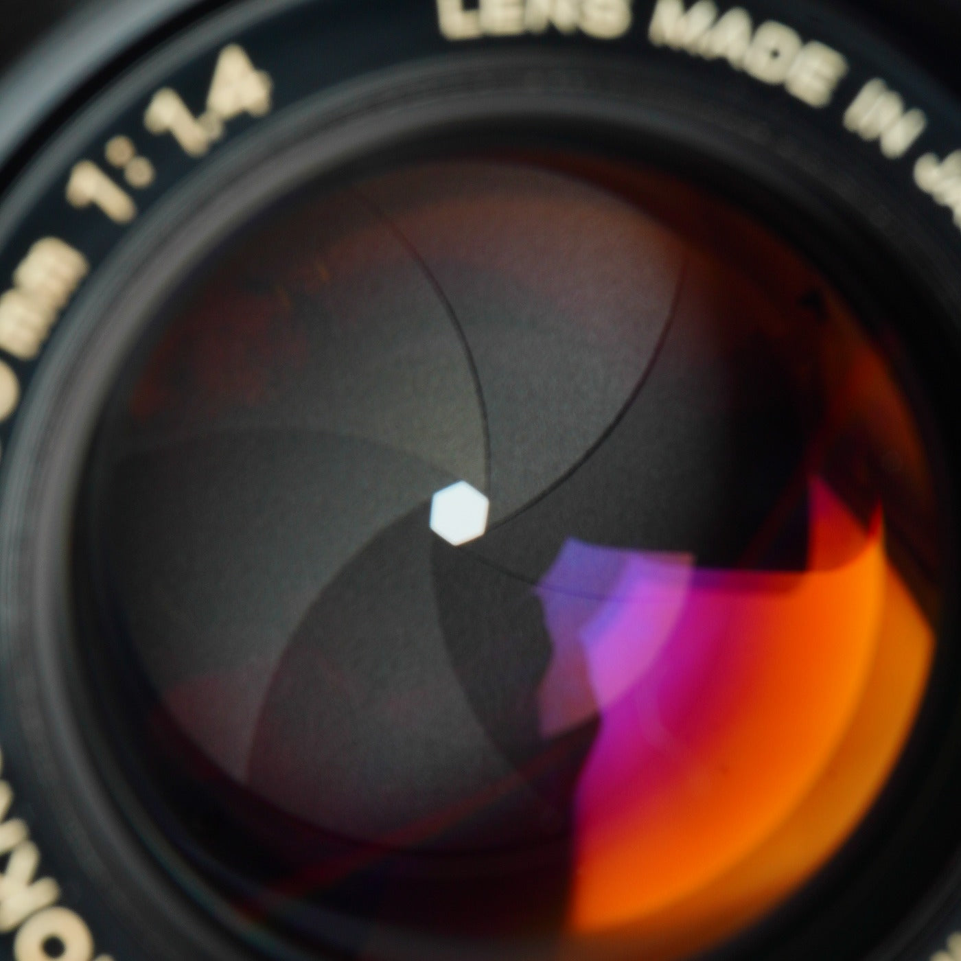 MINOLTA MD ROKKOR 50mm F/1.4 prime lens