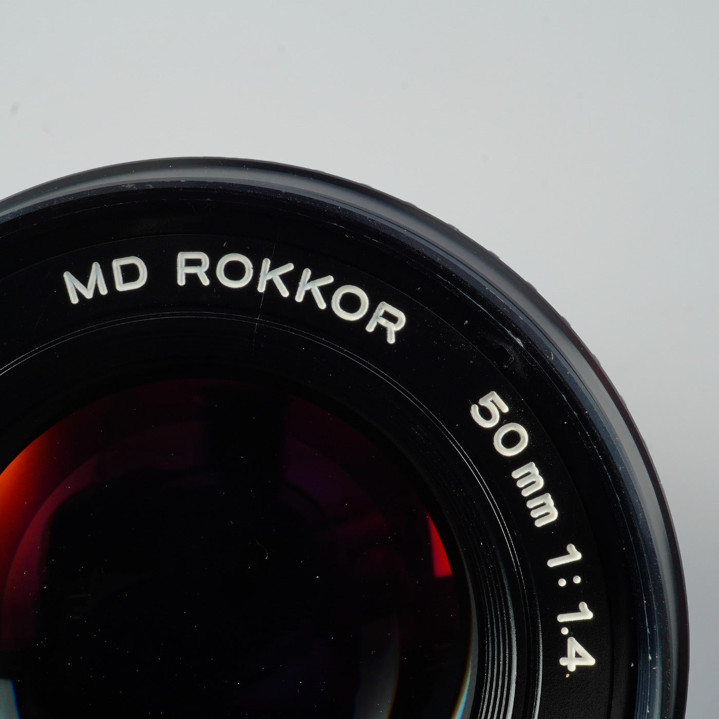 MINOLTA MD ROKKOR 50mm F/1.4 prime lens