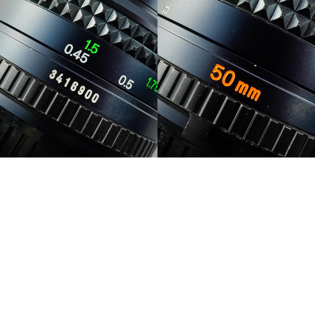 MINOLTA MD ROKKOR 50mm F/1.4 prime lens