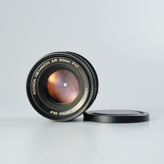 Konica HEXANON AR 50mm F/1.7 単焦点レンズ