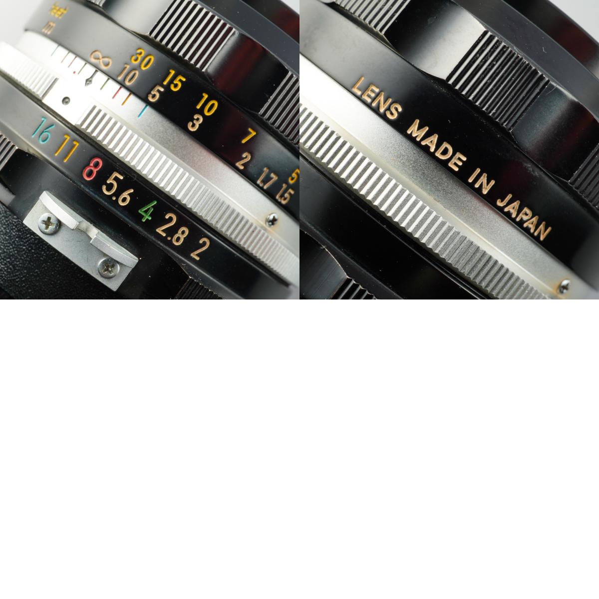 Nikon NIKKOR-H.C Auto 50mm F/2 非Ai 単焦点レンズ