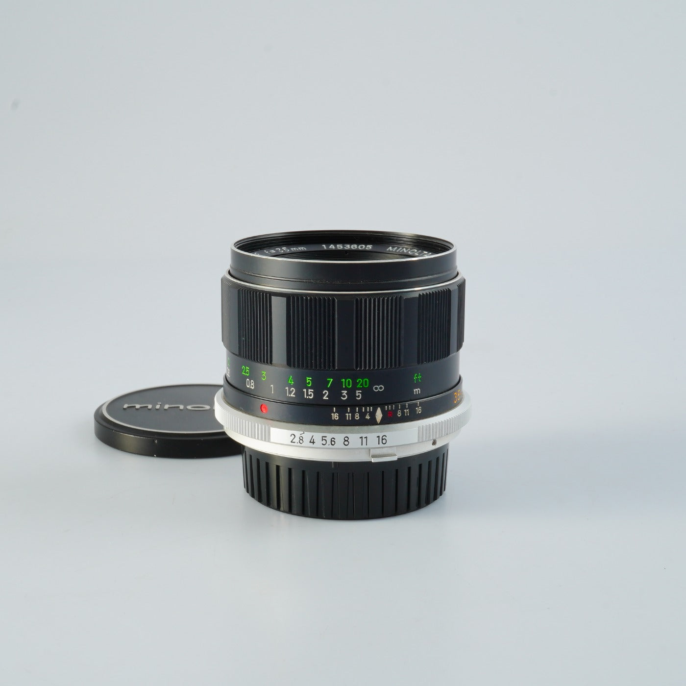 MINOLTA MC W.ROKKOR-HG 35mm F/2.8 prime lens
