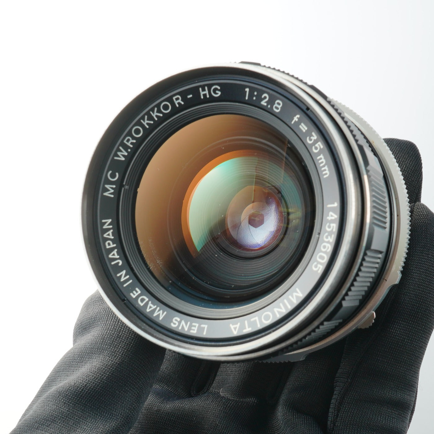 MINOLTA MC W.ROKKOR-HG 35mm F/2.8 prime lens