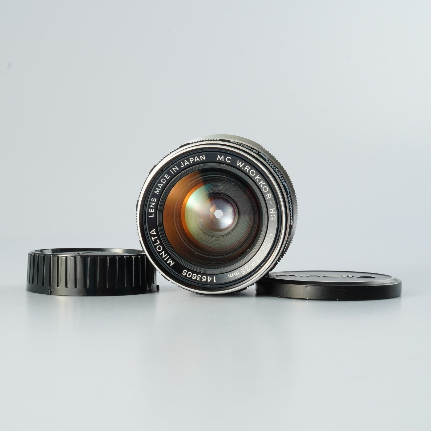 MINOLTA MC W.ROKKOR-HG 35mm F/2.8 prime lens