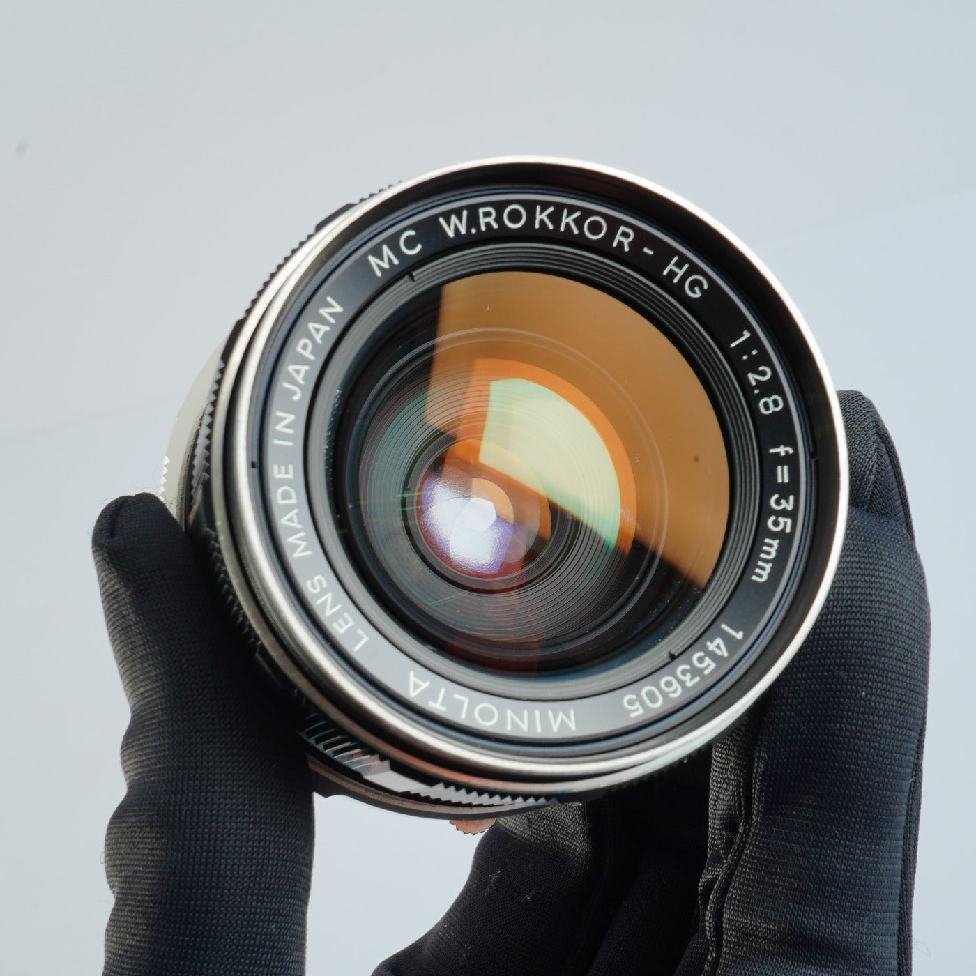 MINOLTA MC W.ROKKOR-HG 35mm F/2.8 prime lens