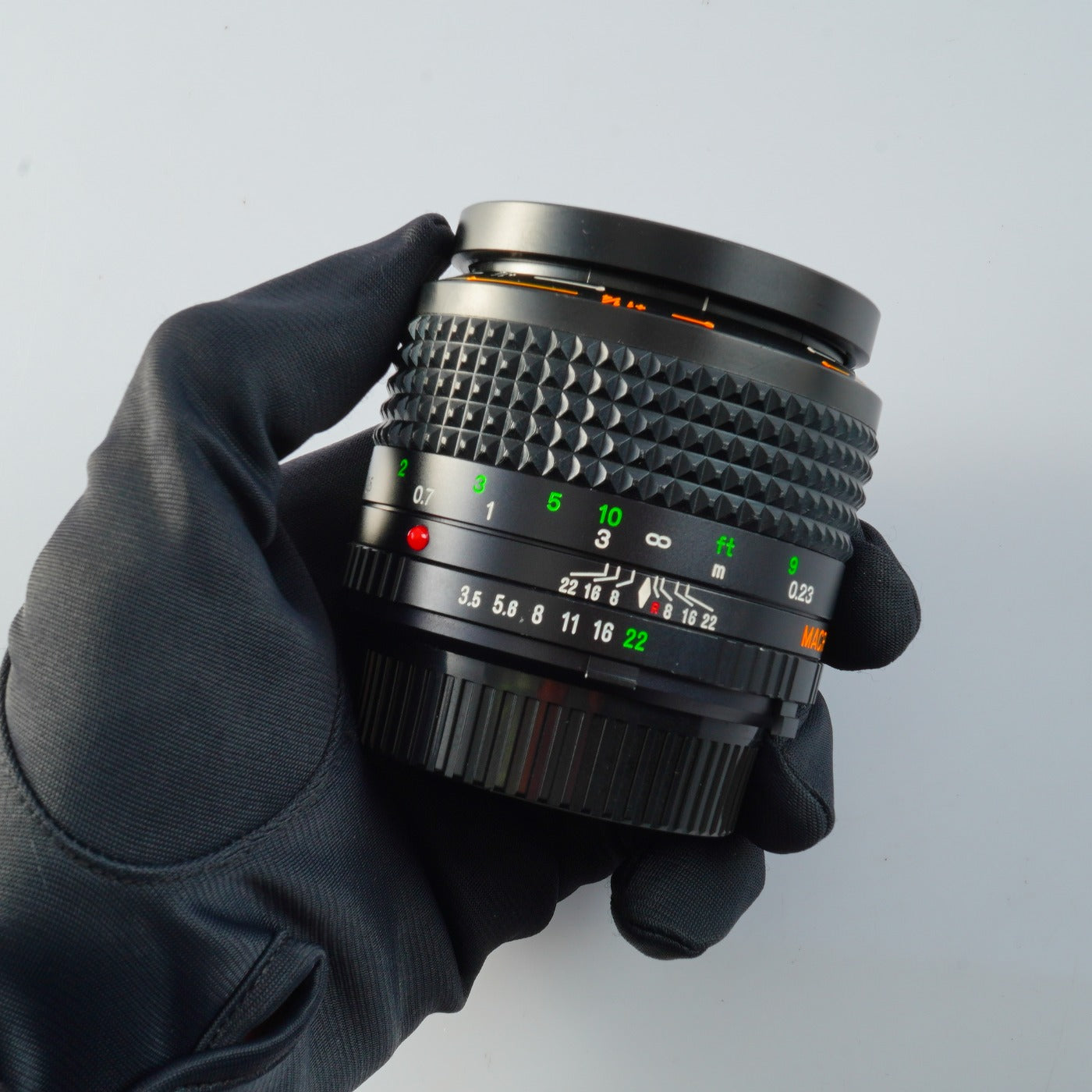 MINOLTA MD MACRO ROKKOR 50mm F/3.5 prime lens