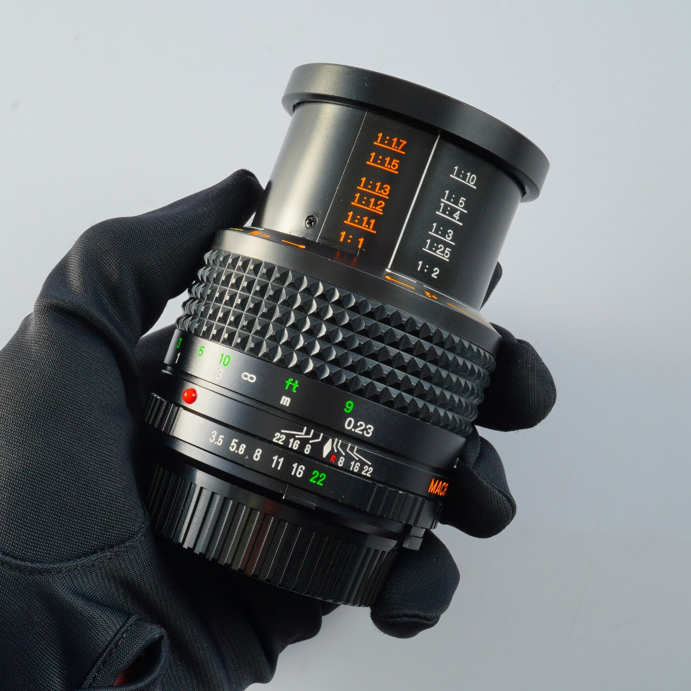 MINOLTA MD MACRO ROKKOR 50mm F/3.5 prime lens
