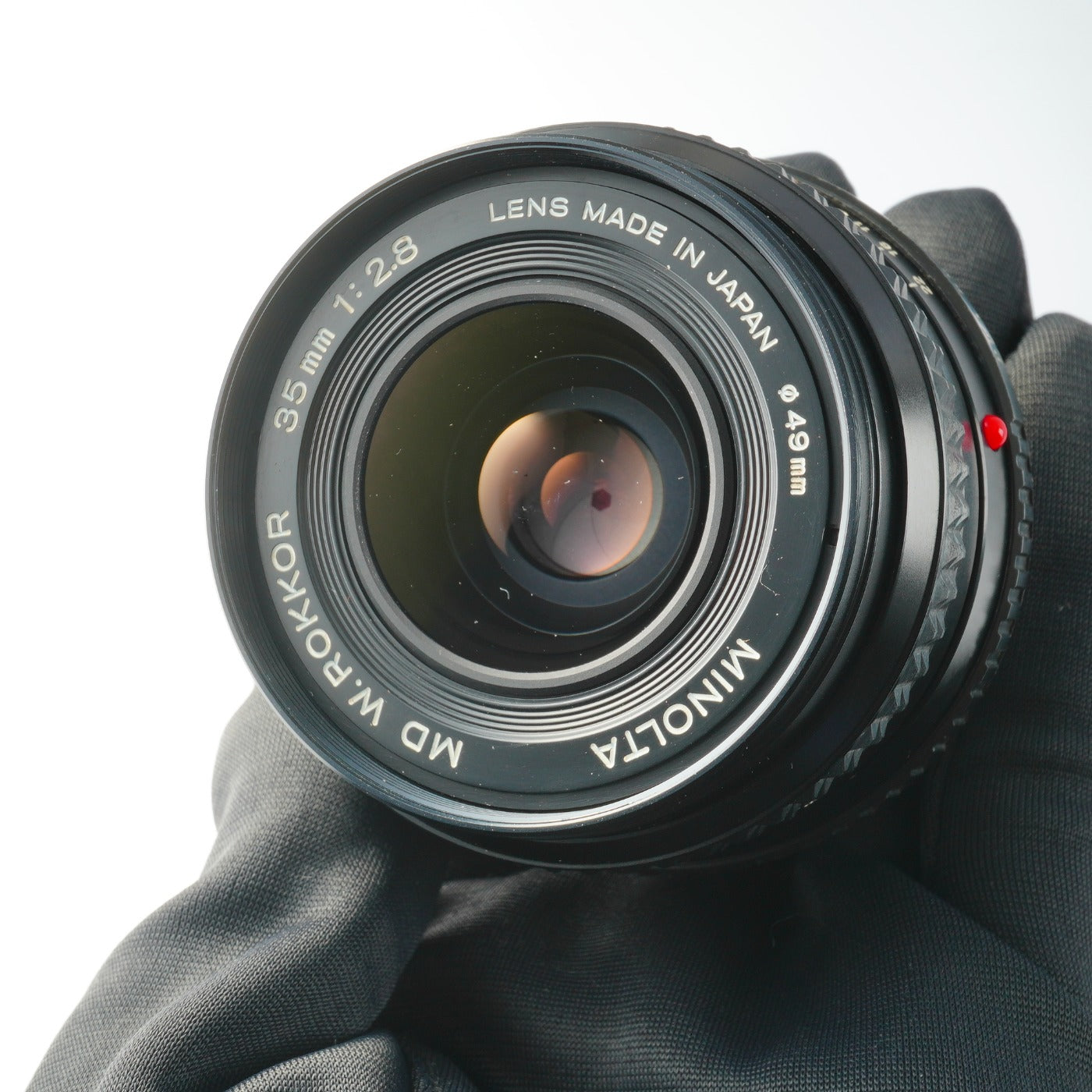MINOLTA MD W.ROKKOR 35mm F/2.8 prime lens