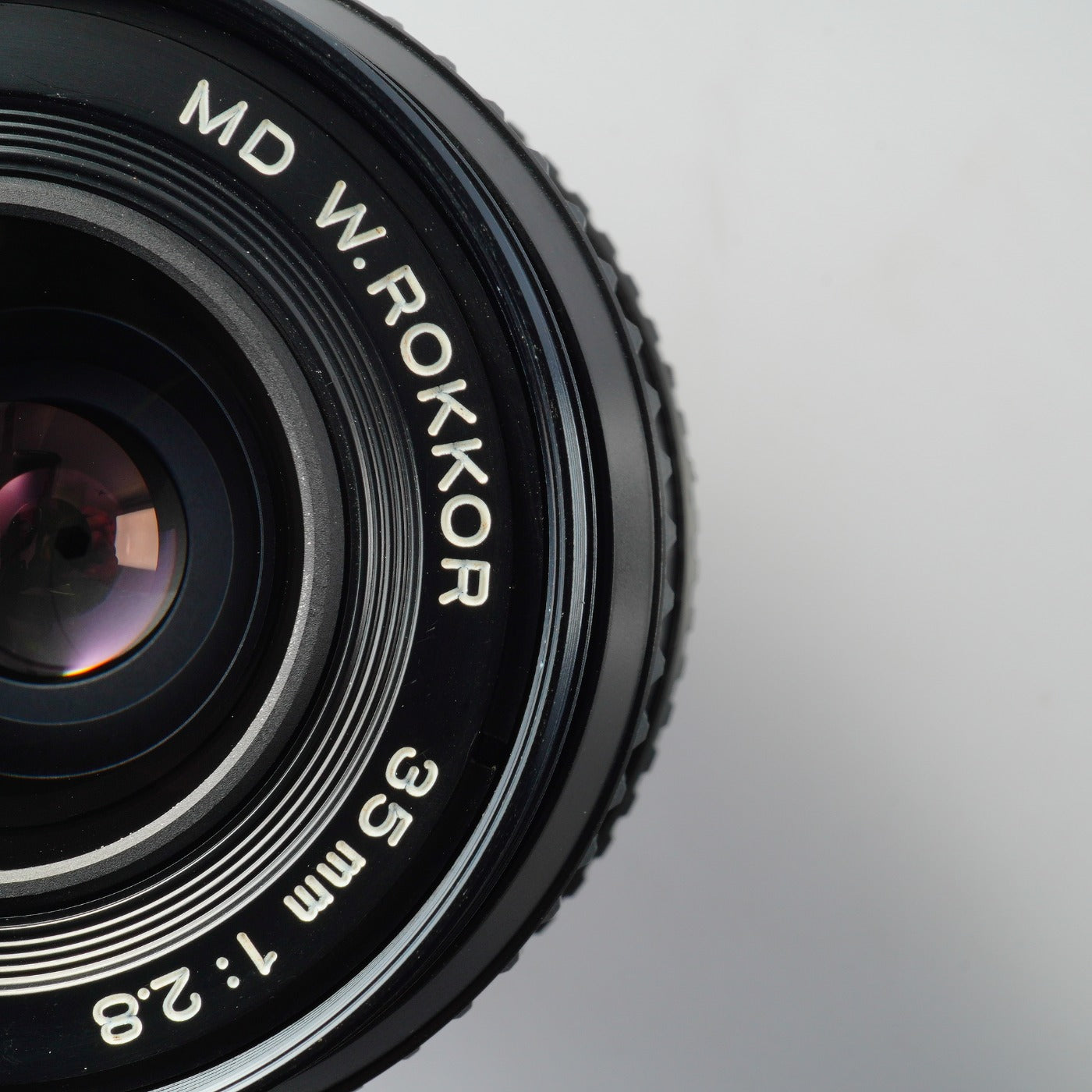 MINOLTA MD W.ROKKOR 35mm F/2.8 prime lens