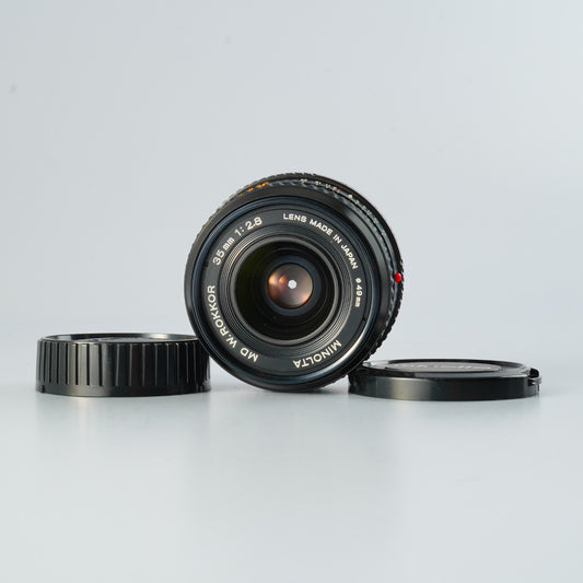 MINOLTA MD W.ROKKOR 35mm F/2.8 単焦点レンズ