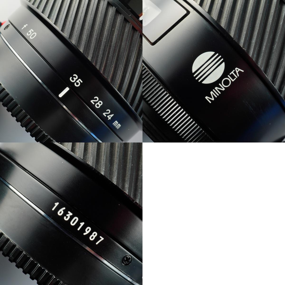 MINOLTA AF ZOOM 24-50mm F/4 ズームレンズ