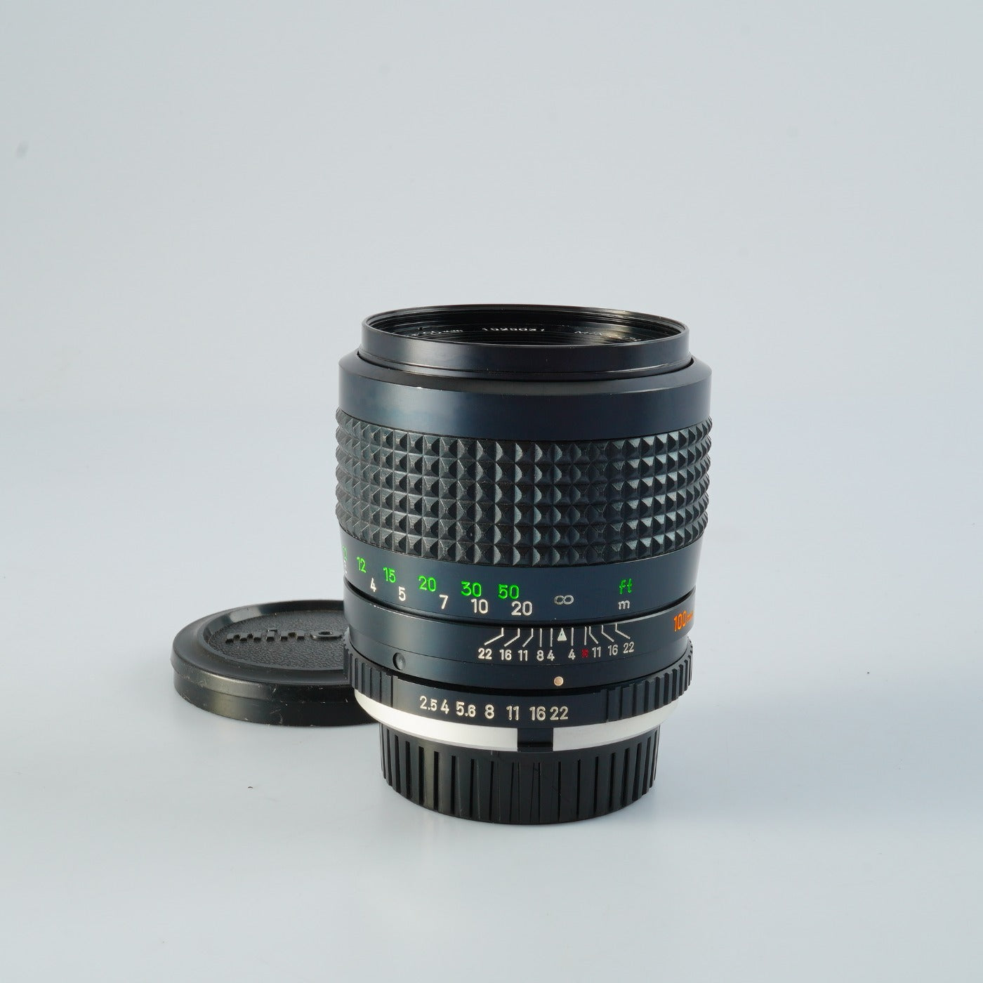 MINOLTA MC TELE ROKKOR PF 100mm F/2.5 prime lens