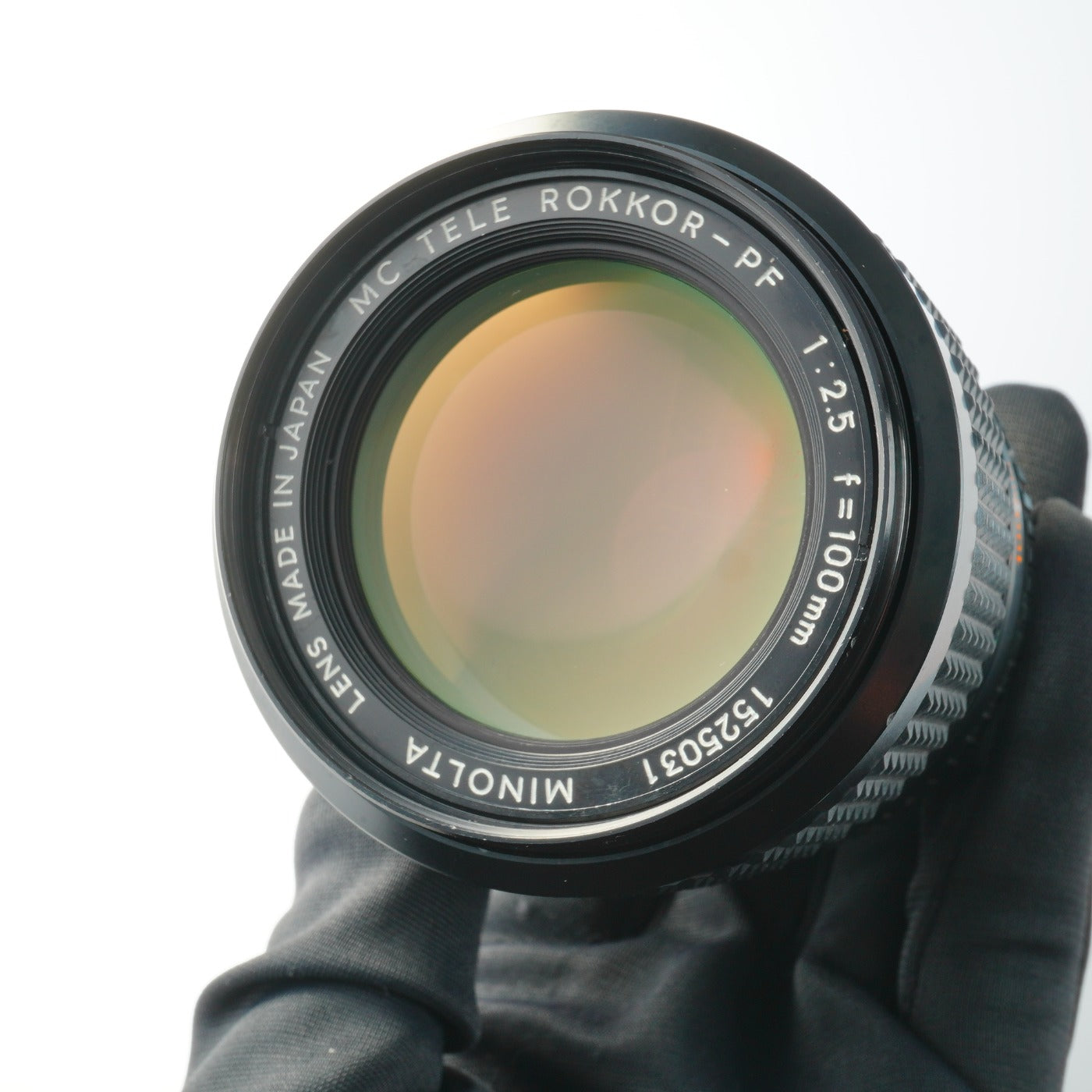 MINOLTA MC TELE ROKKOR PF 100mm F/2.5 prime lens
