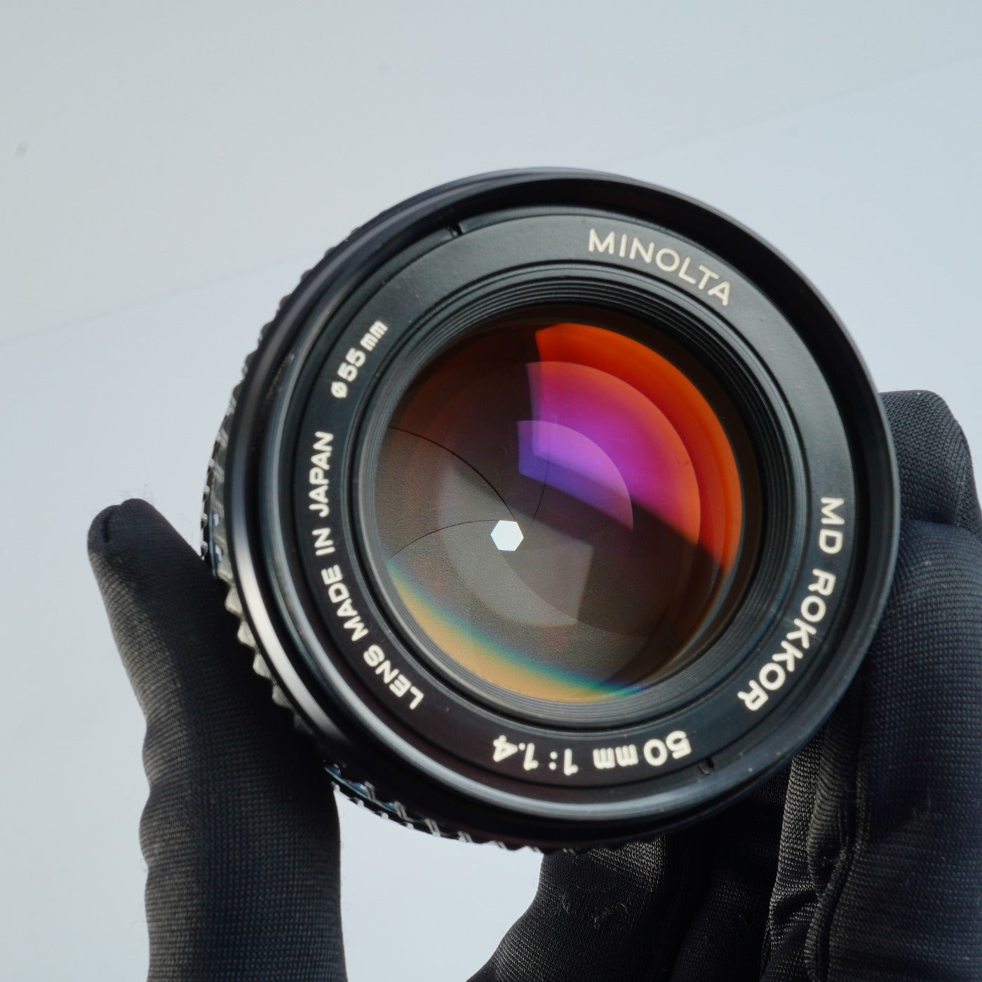 MINOLTA MD ROKKOR 50mm F/1.4 prime lens