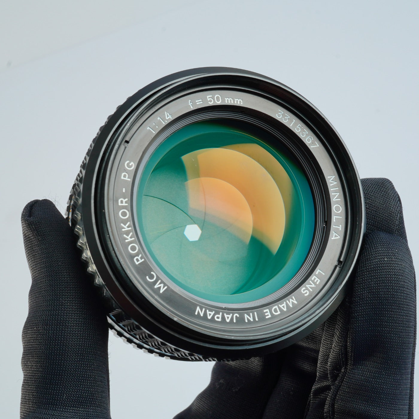 MINOLTA MC ROKKOR PG 50mm F/1.4 prime lens