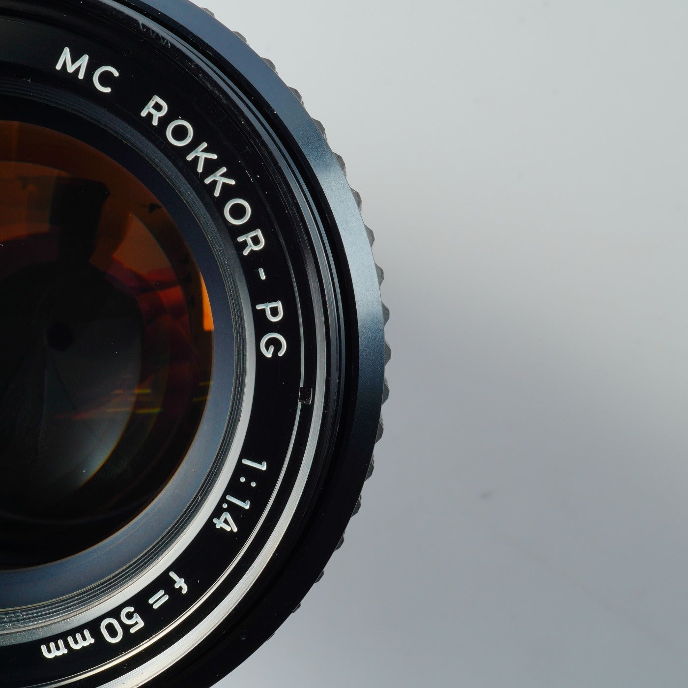 MINOLTA MC ROKKOR PG 50mm F/1.4 prime lens