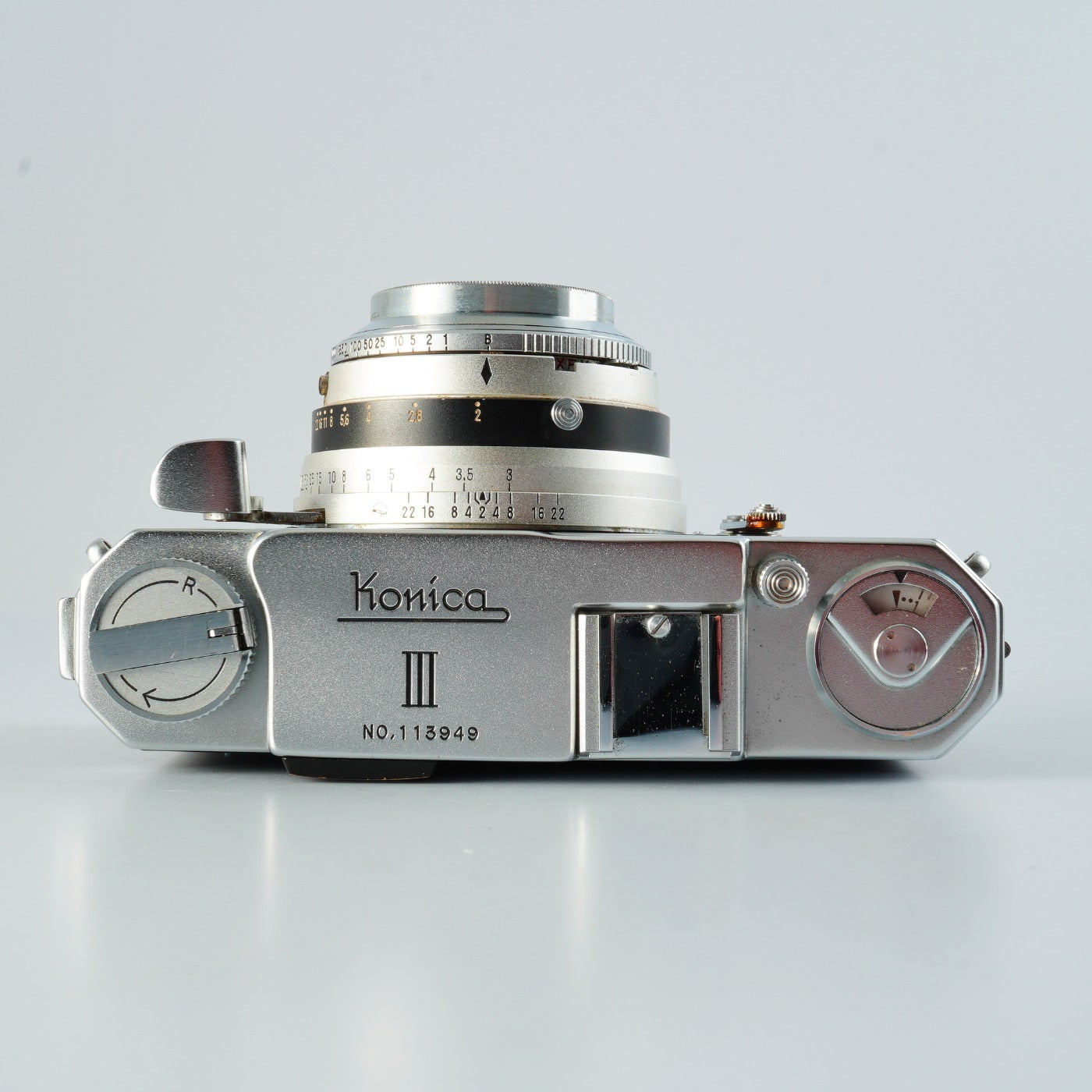 【Serviced & TESTED】 Konica III 48mm F/2 KONIRAPID レンジファインダーフィルムカメラ