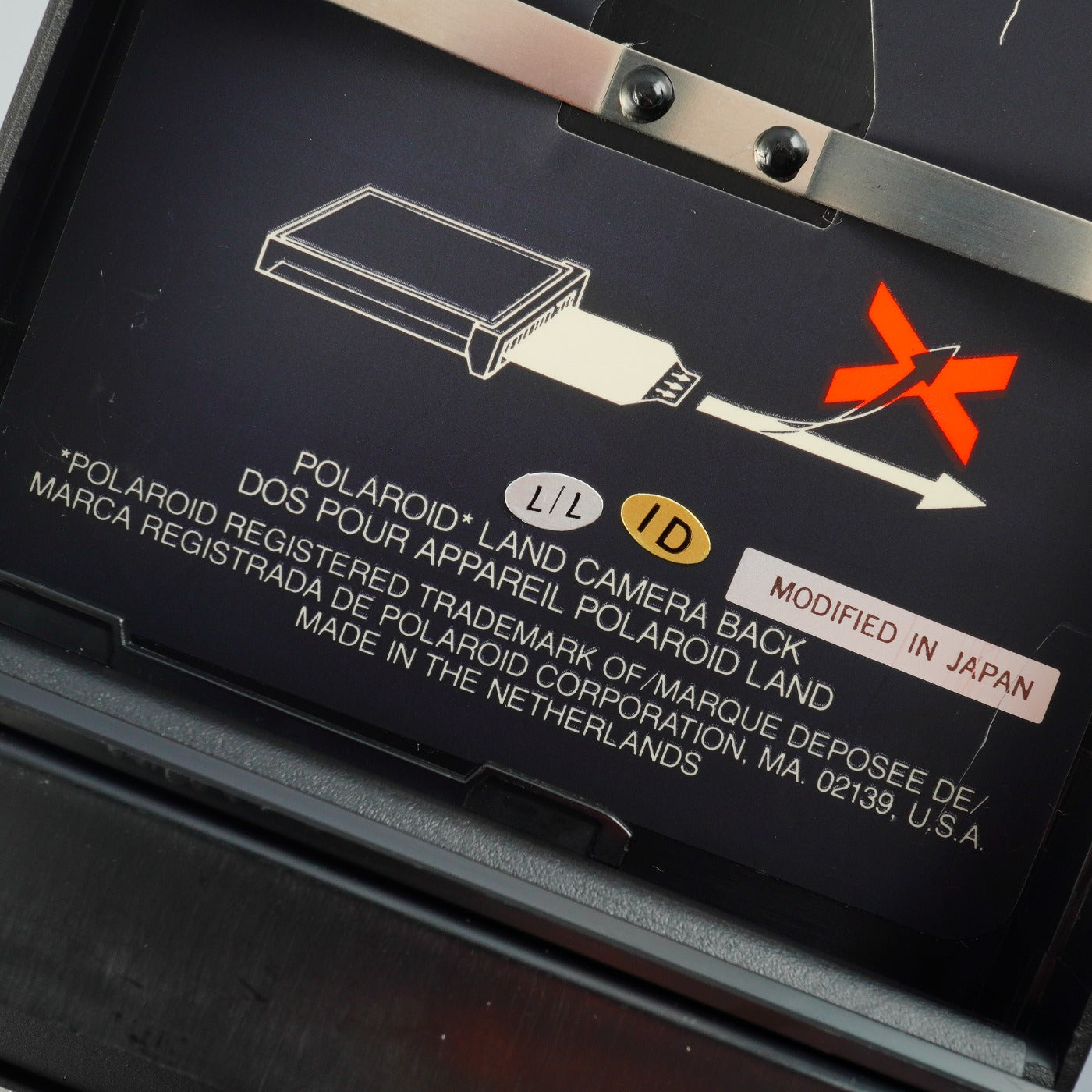 Mamiya Polaroid フィルムバック Holder