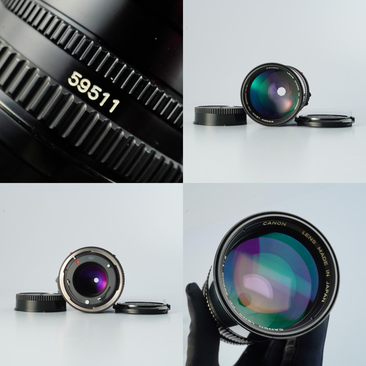 Canon New FD 50mm F/1.4 + 70-150mm F/4.5 + 200mm F/4 単焦点レンズ
