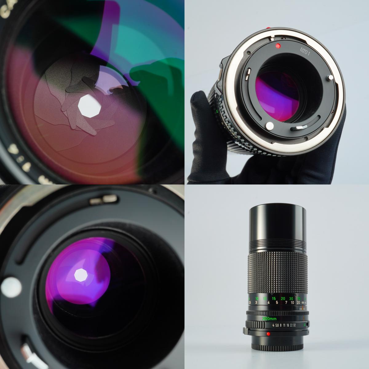 Canon New FD 50mm F/1.4 + 70-150mm F/4.5 + 200mm F/4 単焦点レンズ