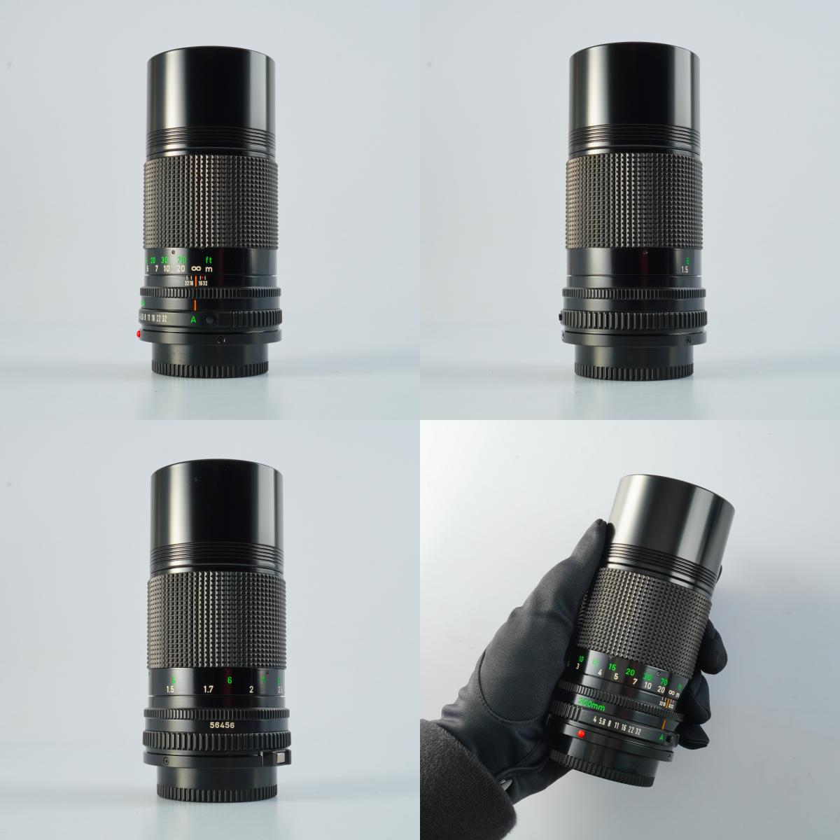 Canon New FD 50mm F/1.4 + 70-150mm F/4.5 + 200mm F/4 単焦点レンズ