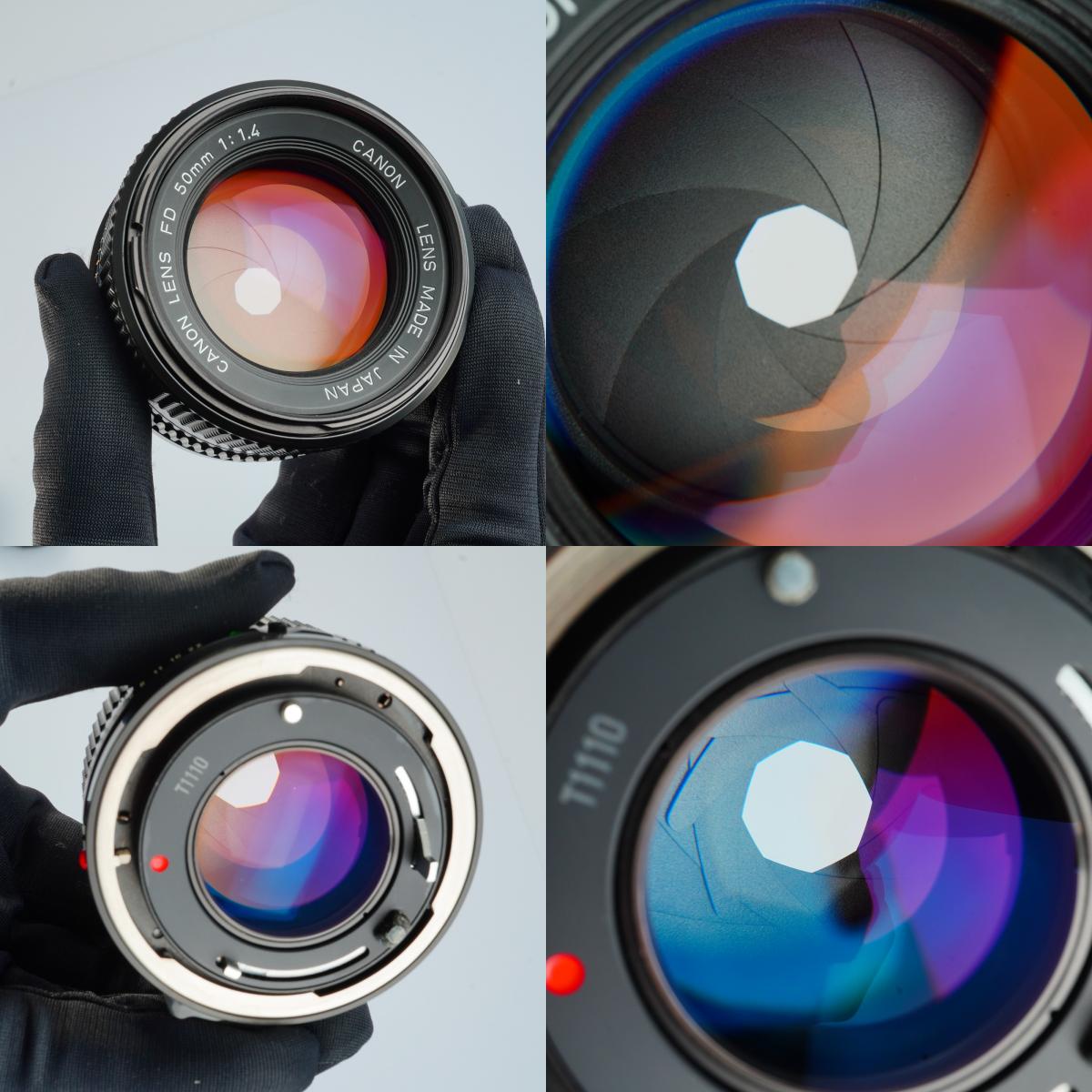 Canon New FD 50mm F/1.4 + 70-150mm F/4.5 + 200mm F/4 単焦点レンズ