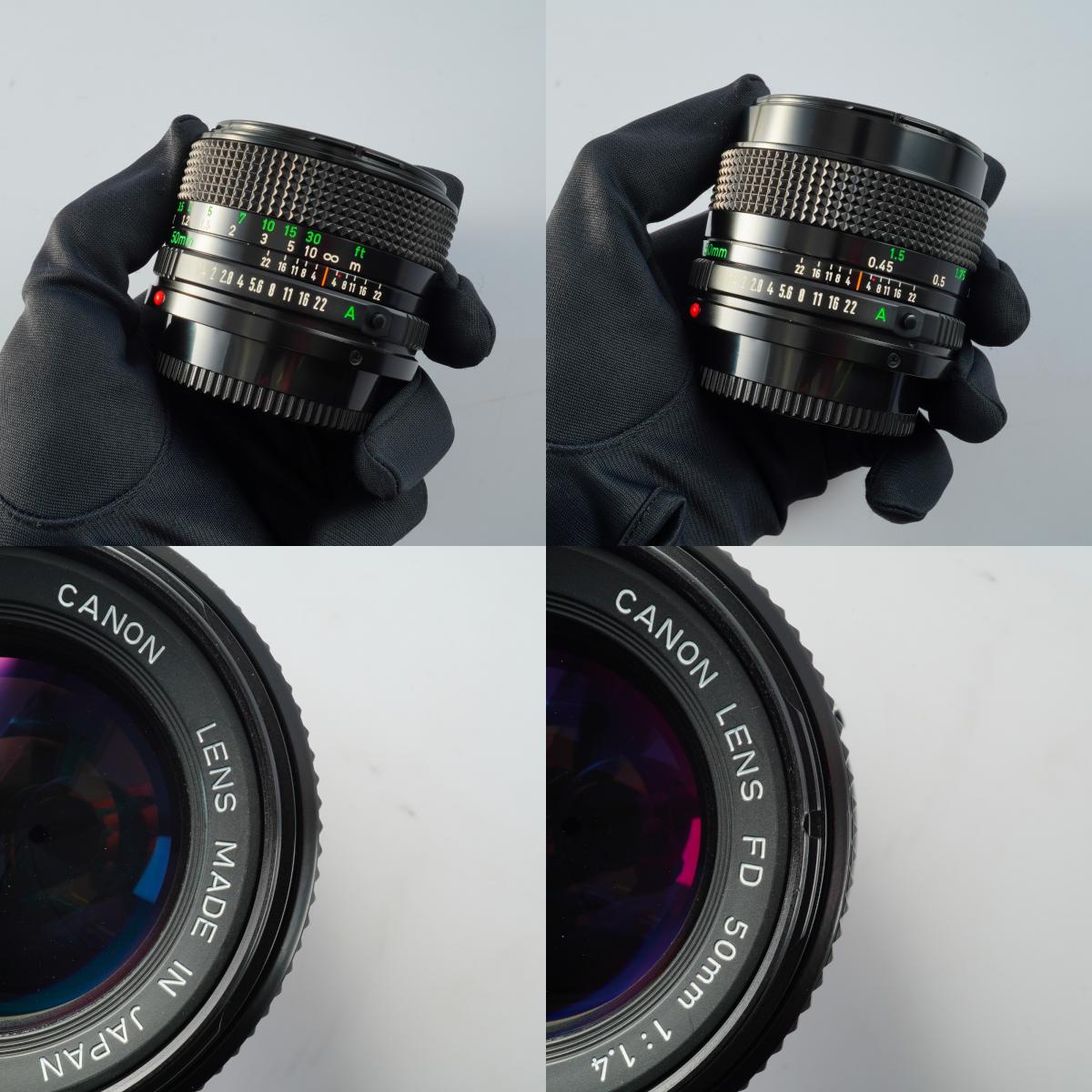 Canon New FD 50mm F/1.4 + 70-150mm F/4.5 + 200mm F/4 単焦点レンズ