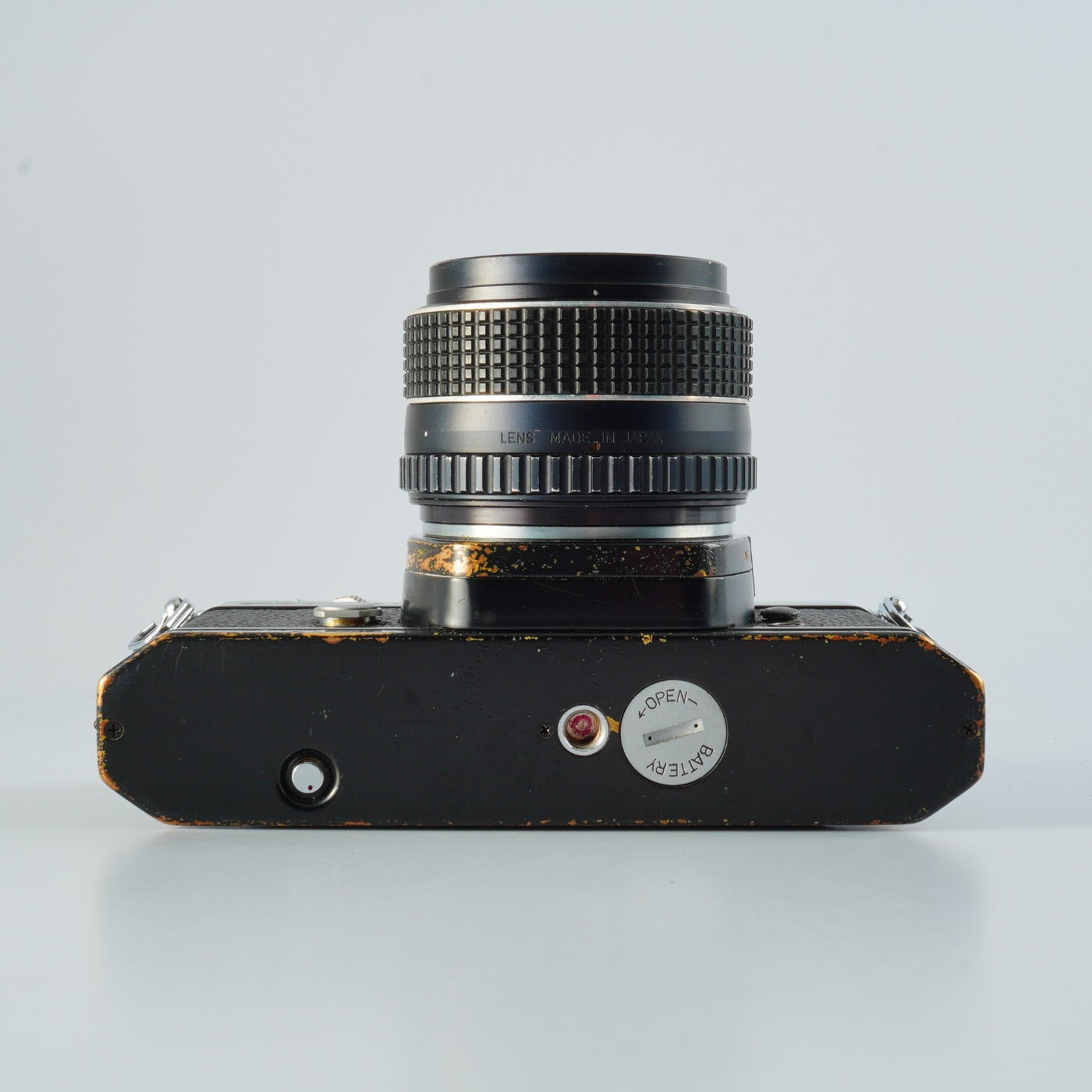 【Serviced & Tested】 PENTAX F SPF BLACK + SMC TAKUMAR 50mm F/1.4 MF フィルム一眼レフカメラ
