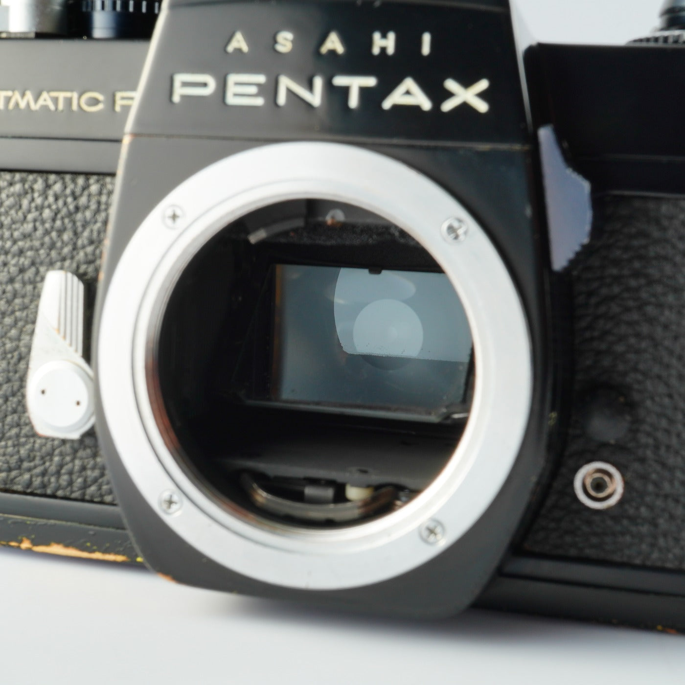 【Serviced & Tested】 PENTAX F SPF BLACK + SMC TAKUMAR 50mm F/1.4 MF フィルム一眼レフカメラ