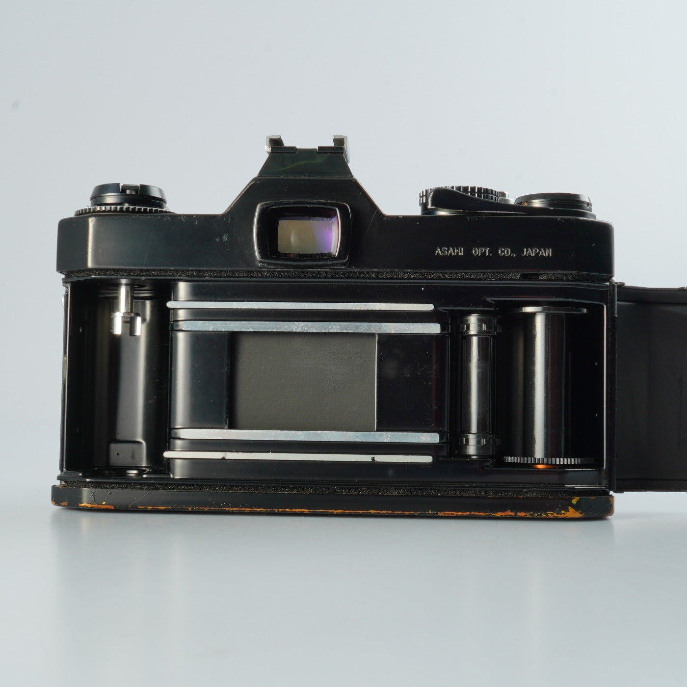 【Serviced & Tested】 PENTAX F SPF BLACK + SMC TAKUMAR 50mm F/1.4 MF フィルム一眼レフカメラ