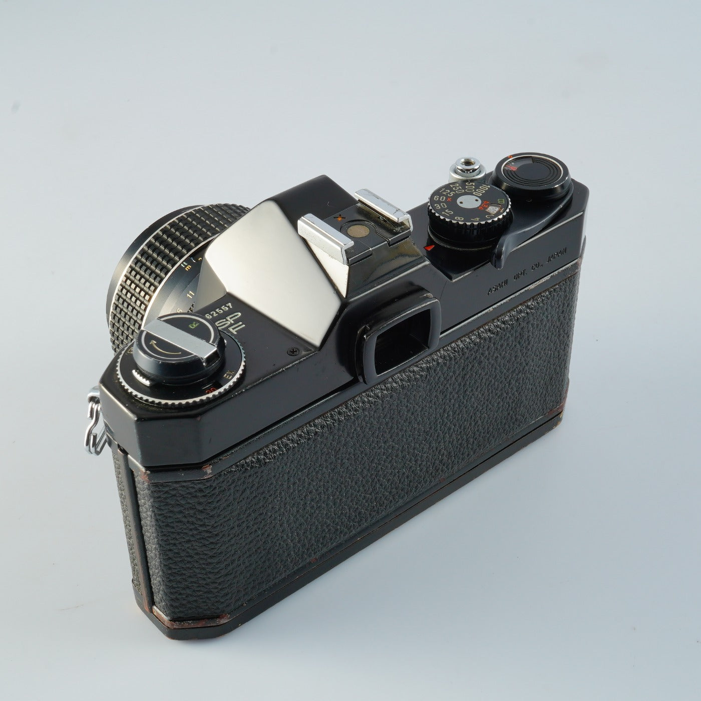 【Serviced & Tested】 PENTAX F SPF BLACK + SMC TAKUMAR 50mm F/1.4 MF フィルム一眼レフカメラ