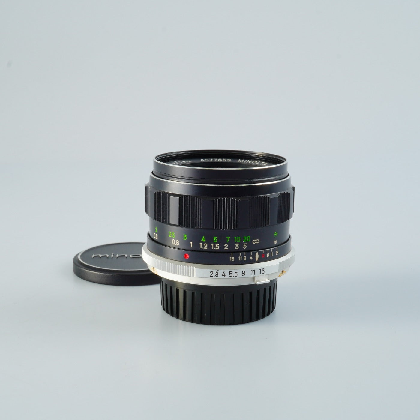 MINOLTA MC W.ROKKOR-HG 35mm F/2.8 prime lens