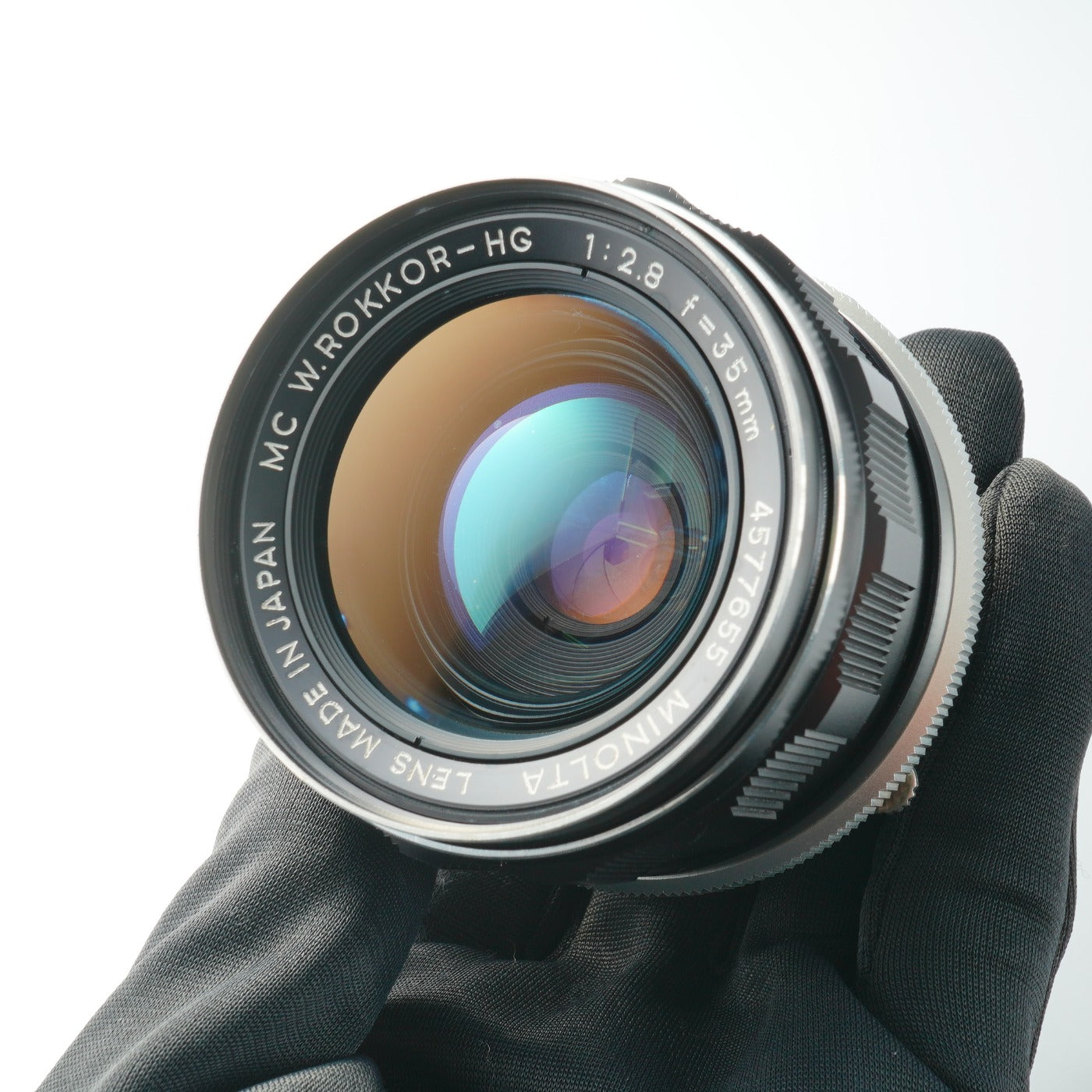 MINOLTA MC W.ROKKOR-HG 35mm F/2.8 prime lens