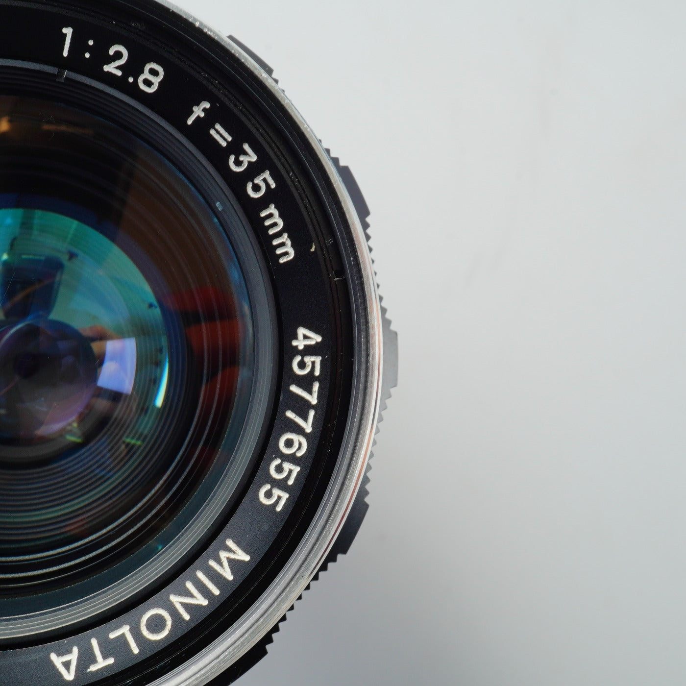 MINOLTA MC W.ROKKOR-HG 35mm F/2.8 prime lens