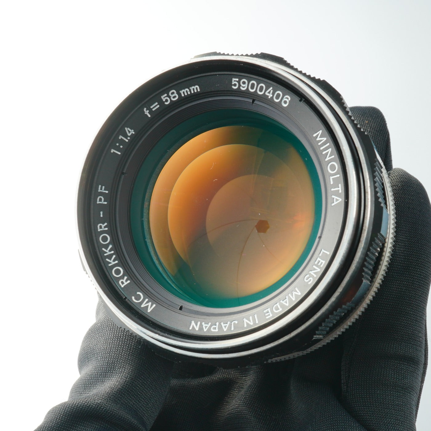 MINOLTA MC ROKKOR-PF 58mm F/1.4 prime lens