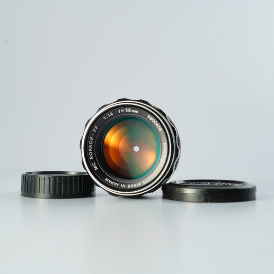 MINOLTA MC ROKKOR-PF 58mm F/1.4 単焦点レンズ