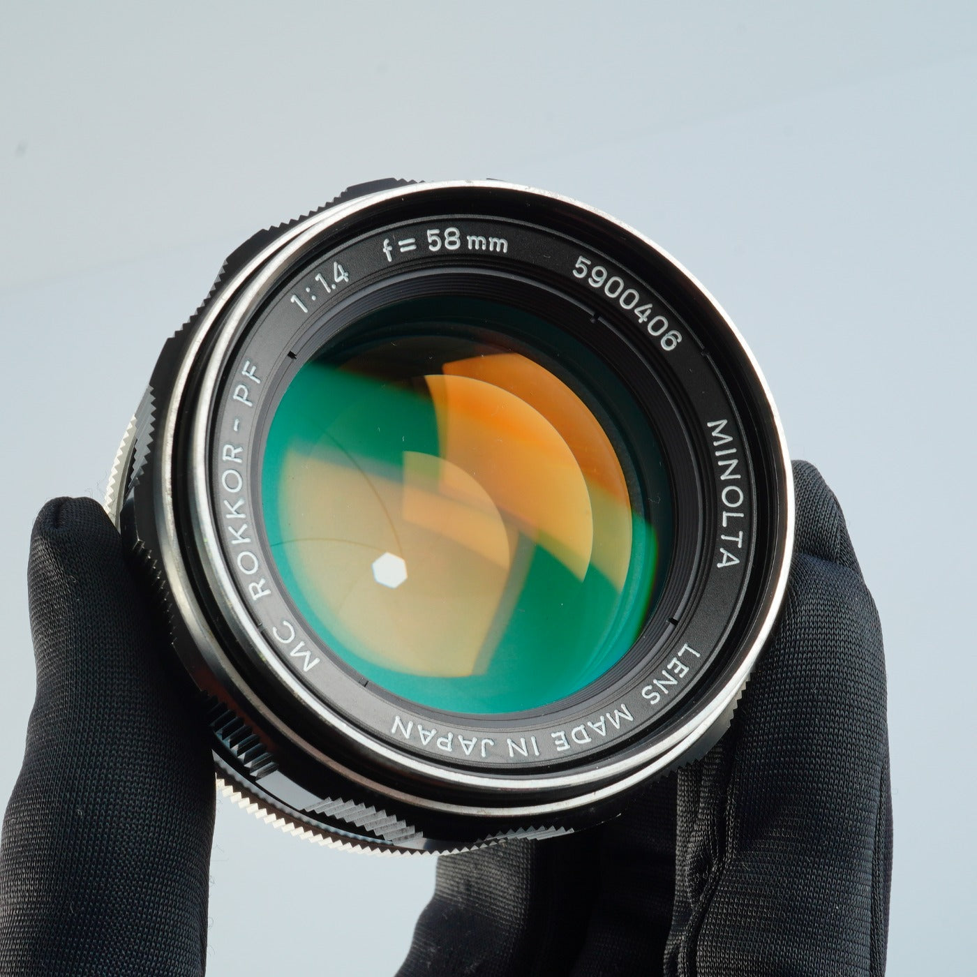 MINOLTA MC ROKKOR-PF 58mm F/1.4 prime lens
